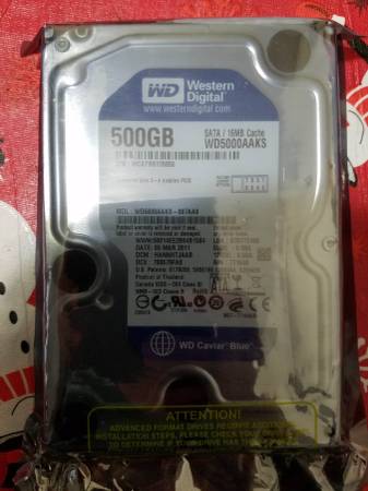 Western Digital 500GB Hard Drive