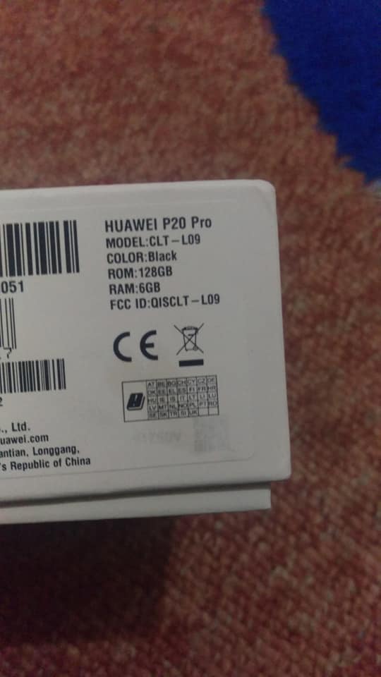 HUAWEI P20 PRO 6GB 128GB STORAGE UNLOCKED