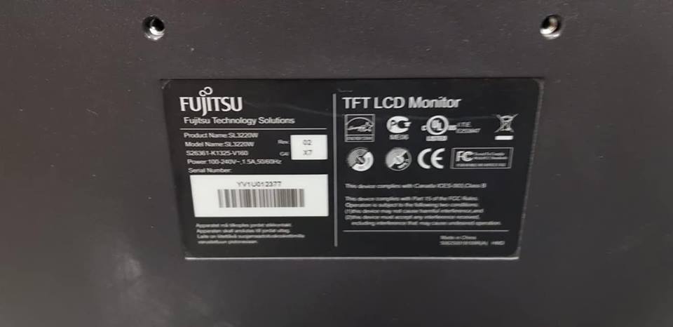 Fujitsu tft LCD Monitor 19 Zoll