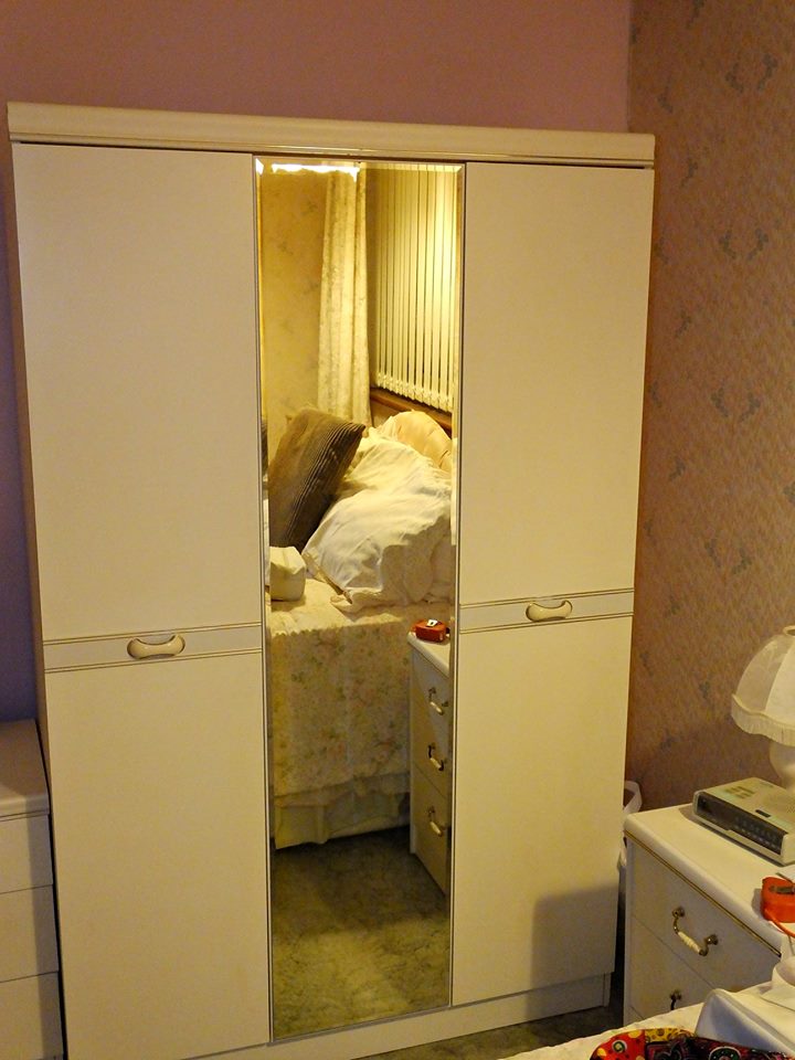 Wardrobe with Full-Length Mirror