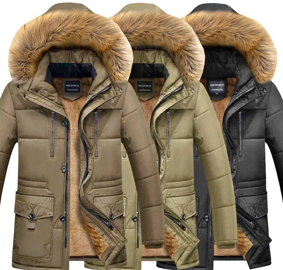 Free Delivery Brand New Mens Winter Coat - Green,B